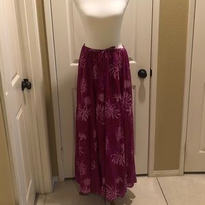 Beautiful Carole Little lined fucsia Maxi in EUC